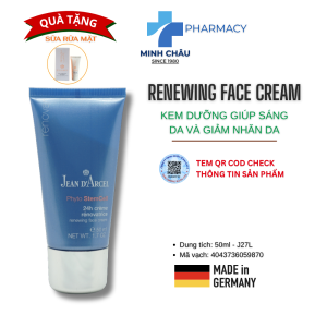 Jean D’arcel Renewing Face Cream– Kem dưỡng ẩm giúp sáng mịn và giảm nhăn da – J27L