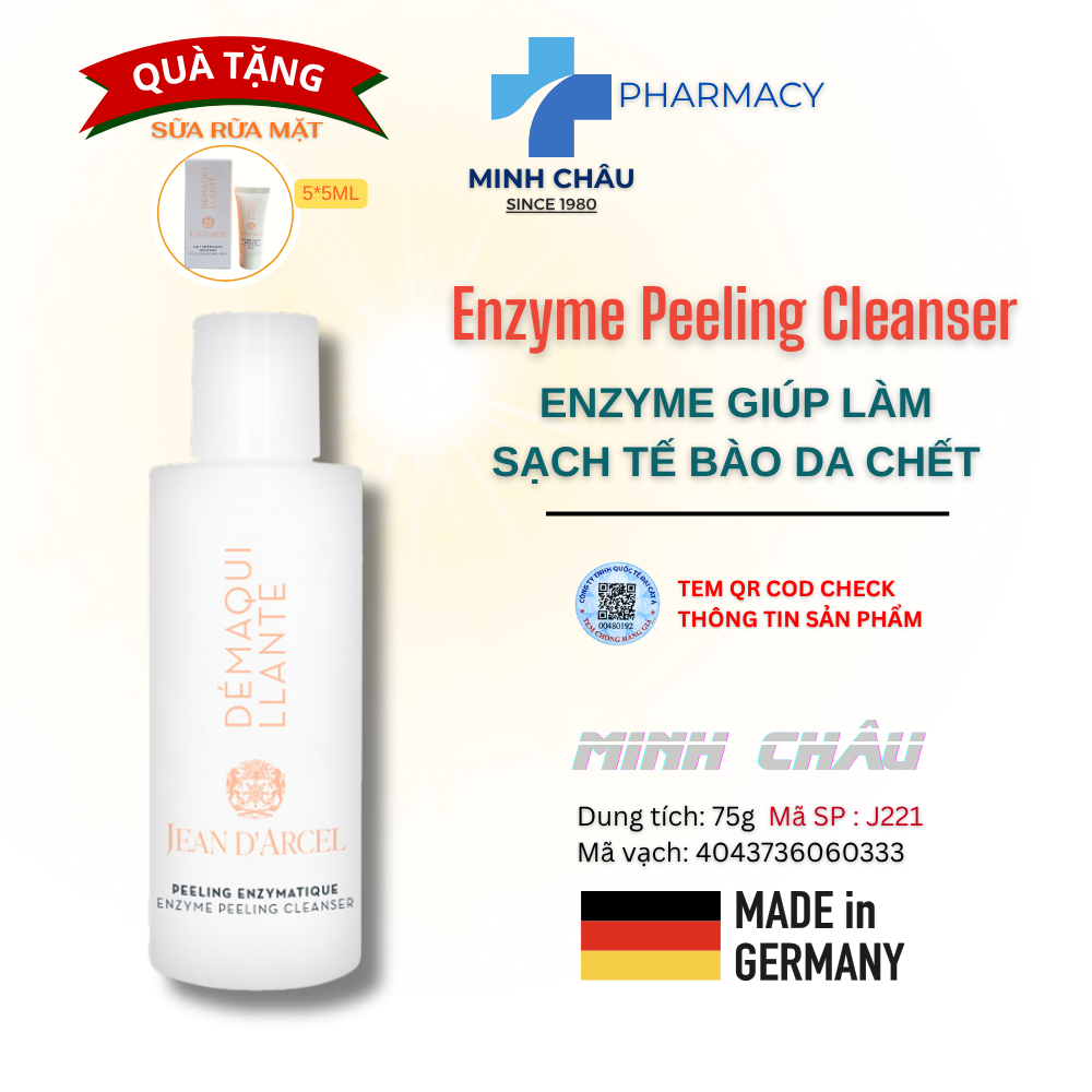 Jean D’arcel Enzyme Peeling Cleanser– Sản phẩm giúp làm sạch tế bào da chết- J221